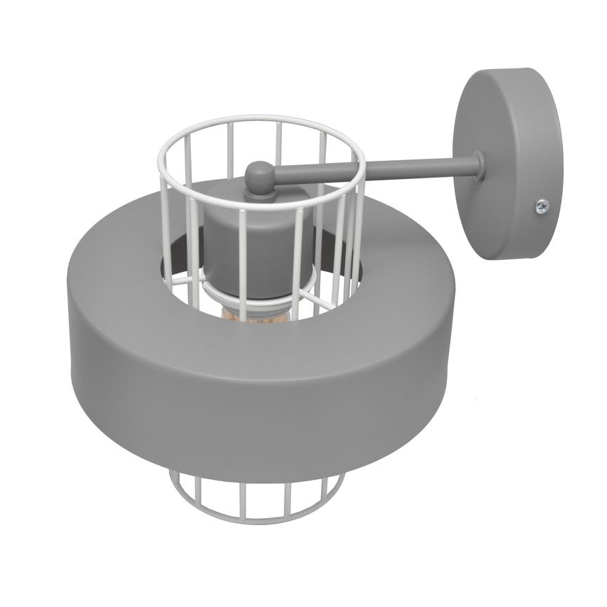 Væglampe VOLTA 1xE27/15W/230V grå