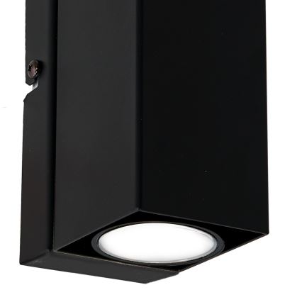 Væglampe WALL 1xGU10/8W/230V sort