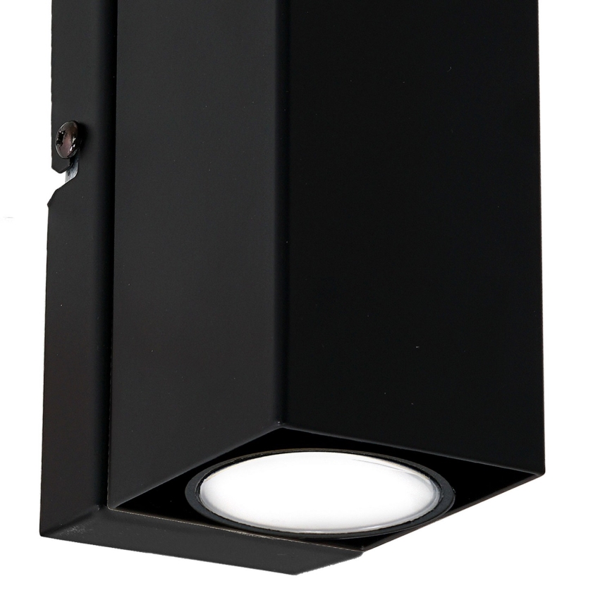 Væglampe WALL 1xGU10/8W/230V sort