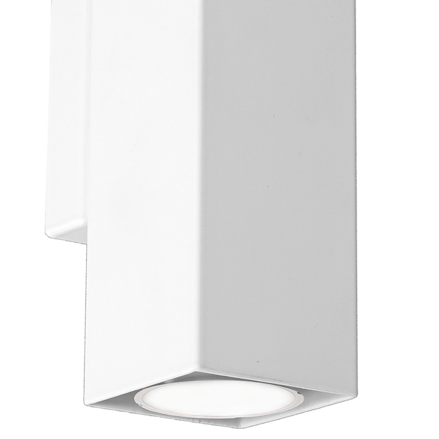 Væglampe WALL 2xGU10/8W/230V hvid