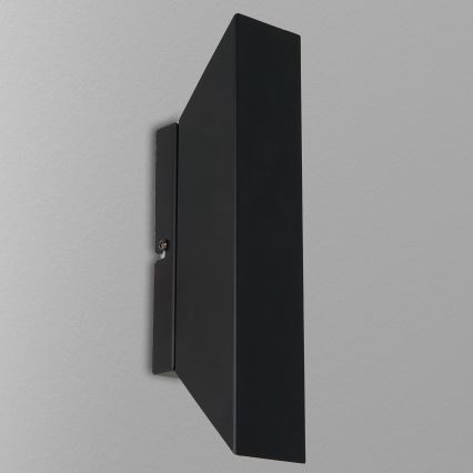 Væglampe WALL 2xGU10/8W/230V sort