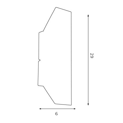 Væglampe WALL 2xGU10/8W/230V sort