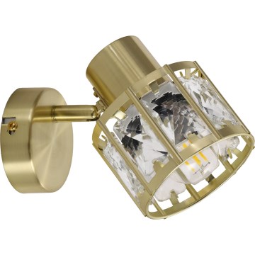 Væglampe ZAHARA 1xE27/10W/230V guldfarvet
