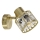 Væglampe ZAHARA 1xE27/10W/230V guldfarvet