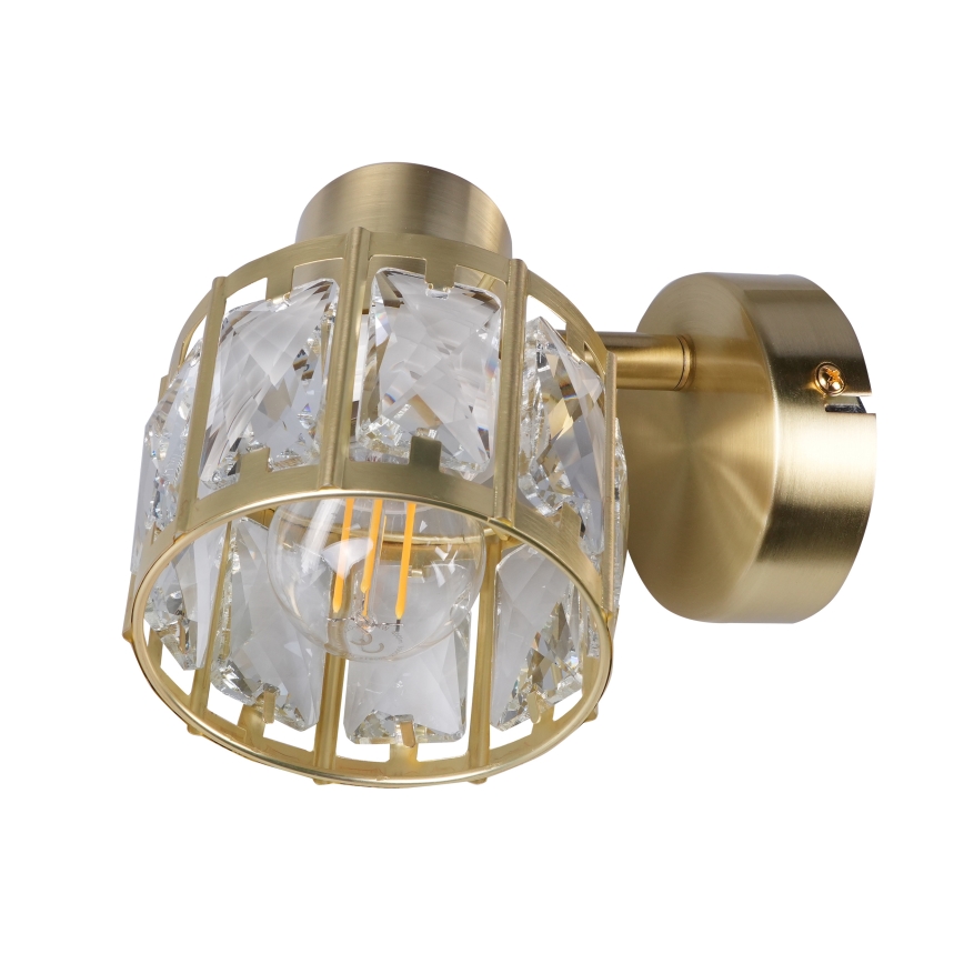 Væglampe ZAHARA 1xE27/10W/230V guldfarvet