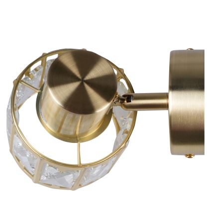 Væglampe ZAHARA 1xE27/10W/230V guldfarvet