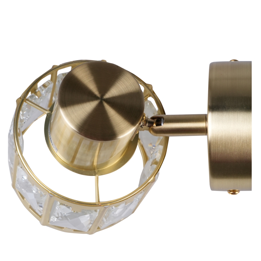 Væglampe ZAHARA 1xE27/10W/230V guldfarvet