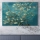 Vægmaleri på lærred 70x100 cm træ