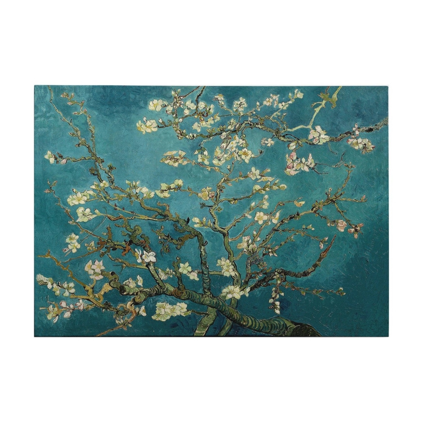 Vægmaleri på lærred 70x100 cm træ