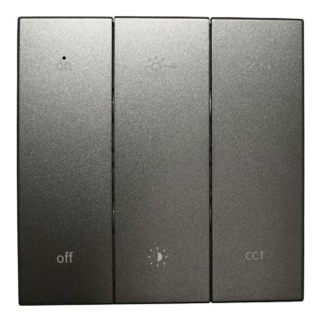 Vægmonteret fjernbetjening SHAPE 2xAAA sort