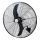 Vægmonteret ventilator 125W/230V, Ø 51 cm + fjernbetjening
