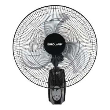 Vægmonteret ventilator 90 W/230 V, Ø 50 cm, sort