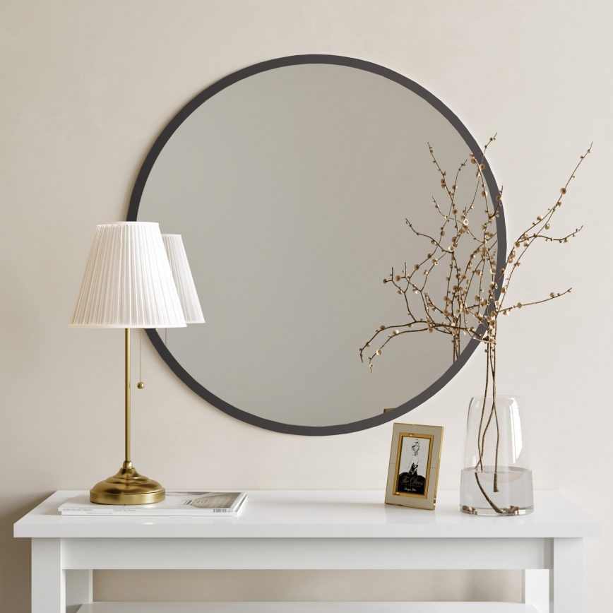 Vægspejl AYNA 60 cm sort