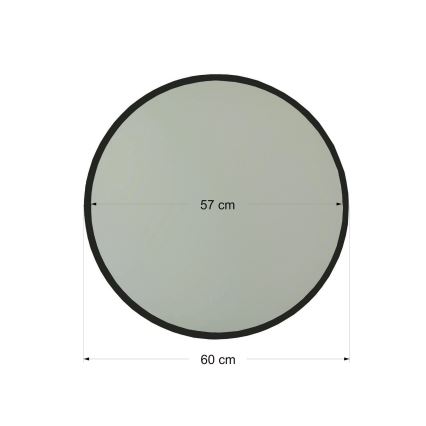 Vægspejl AYNA 60 cm sort