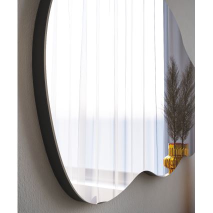 Vægspejl BABY 72x40 cm sort