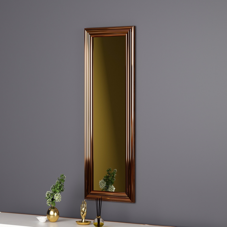 Vægspejl BOSS 90x30 cm bronze