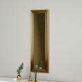 Vægspejl BOSS 90x30 cm guldfarvet