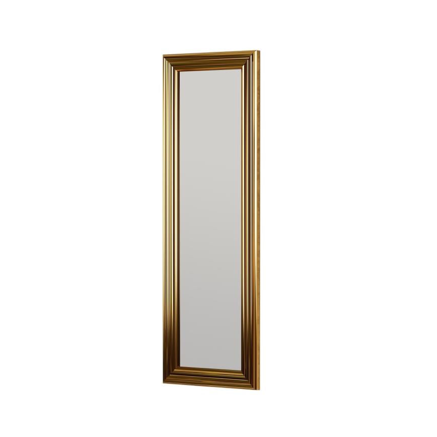 Vægspejl BOSS 90x30 cm guldfarvet