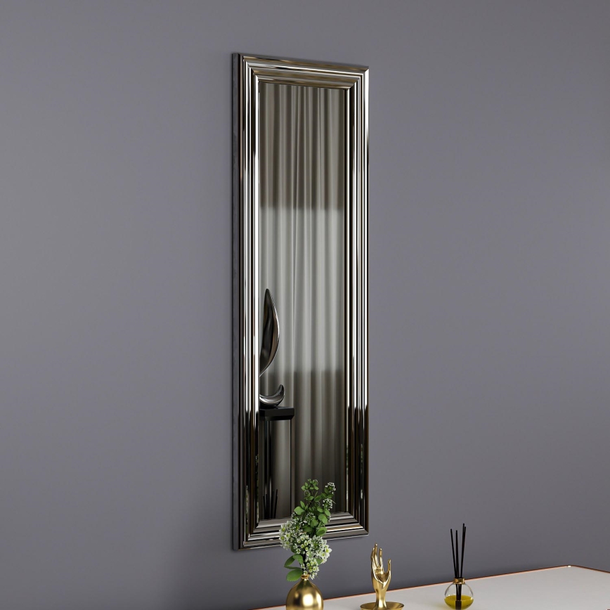Vægspejl BOSS 90x30 cm sølvfarvet