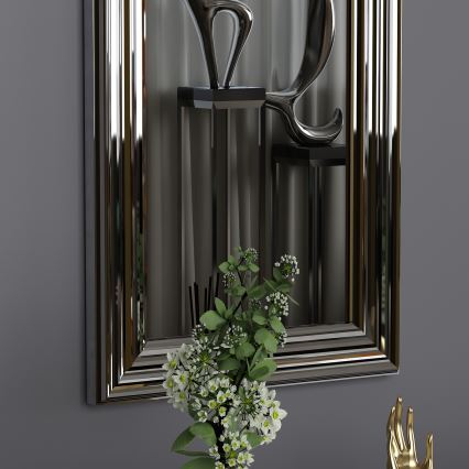 Vægspejl BOSS 90x30 cm sølvfarvet