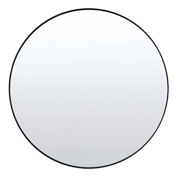 Vægspejl CHICAGO Ø 80 cm, sort