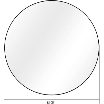 Vægspejl diameter 81 cm