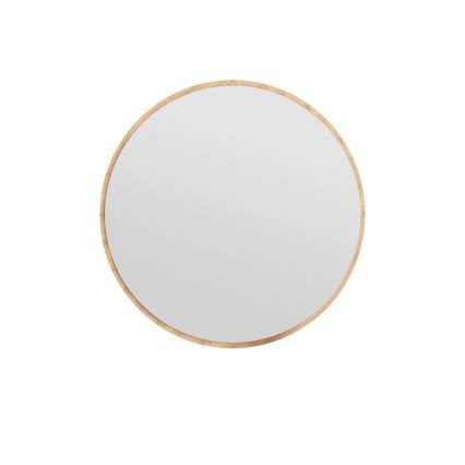 Vægspejl OZZE diameter 60 cm brun