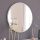 Vægspejl OZZE diameter 60 cm hvid