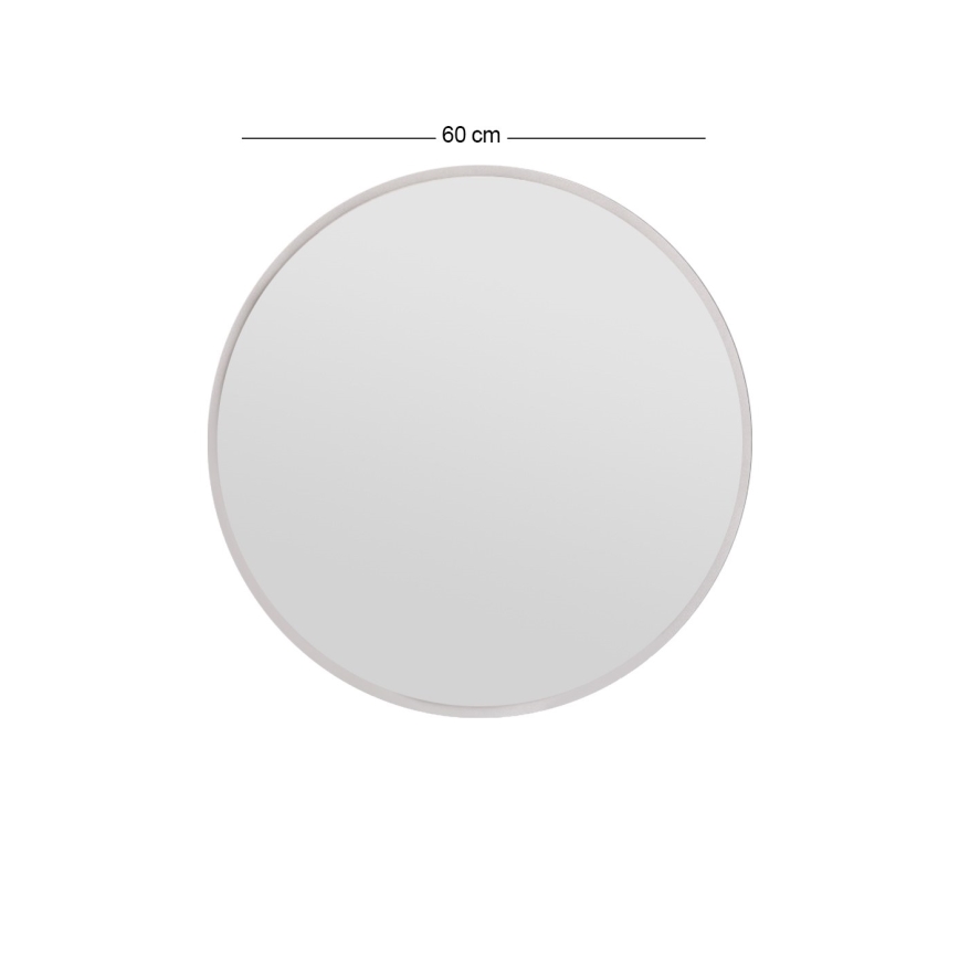Vægspejl OZZE diameter 60 cm hvid