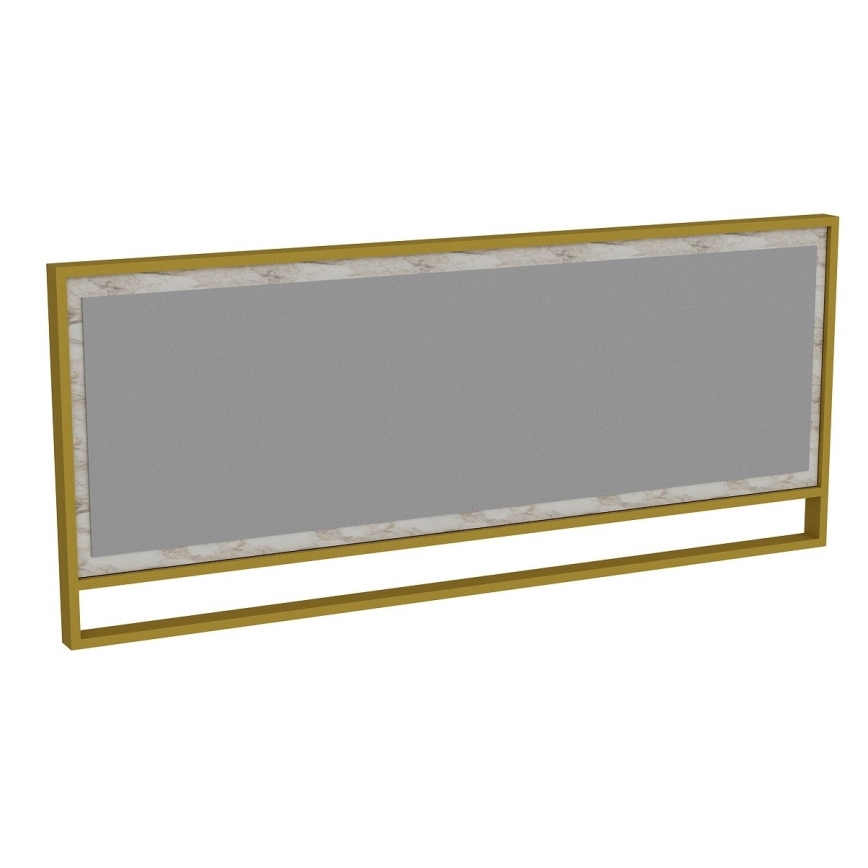 Vægspejl POLKA 37,8x90 cm guldfarvet