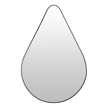 Vægspejl RIVERSIDE 75 x 50 cm sort