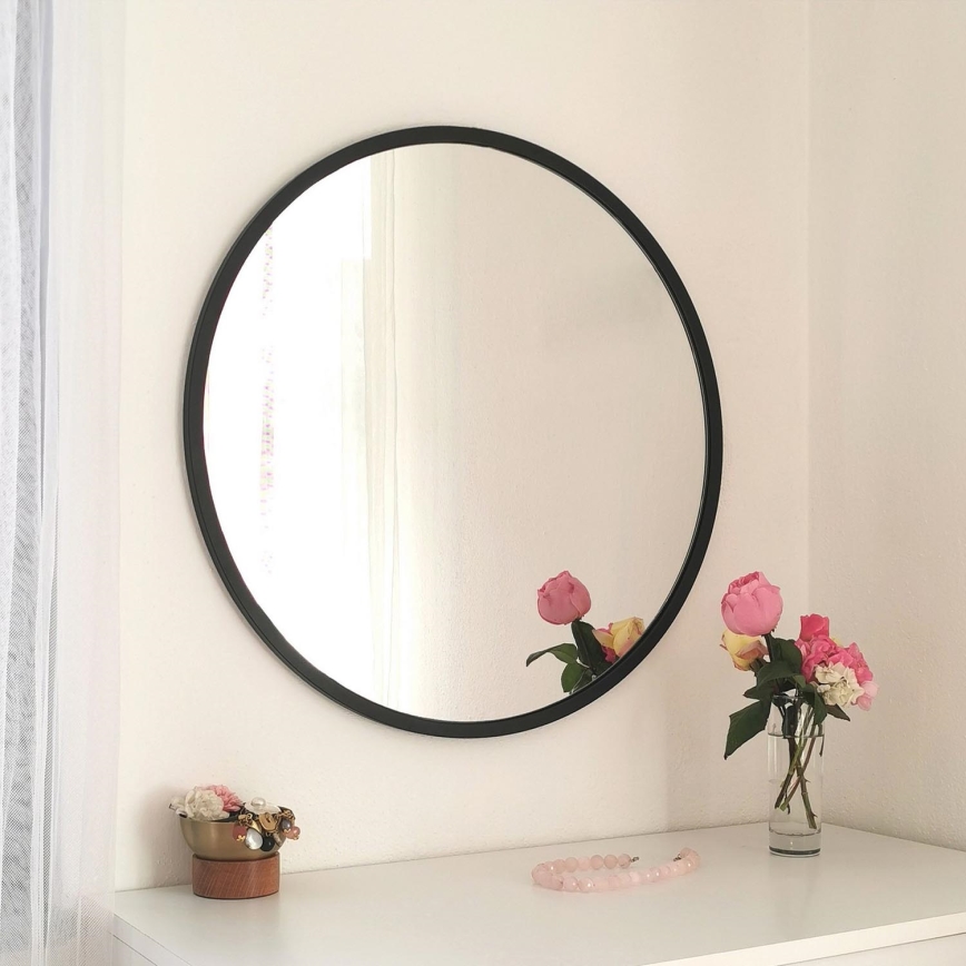 Vægspejl SIYAH diameter 60 cm sort