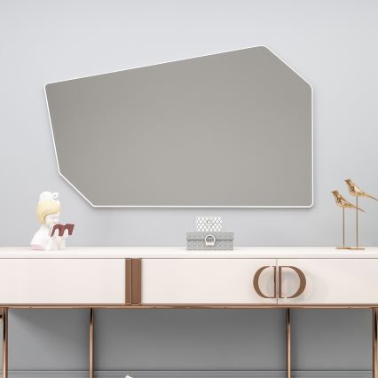 Vægspejl TARZ 49x86 cm hvid