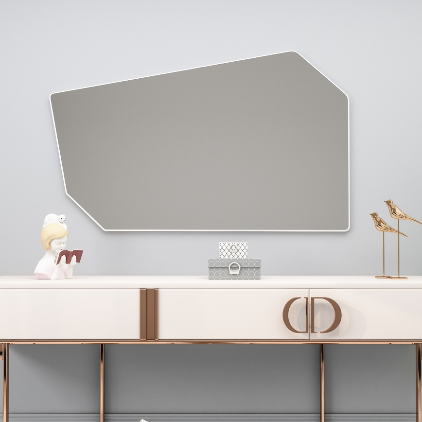 Vægspejl TARZ 49x86 cm hvid