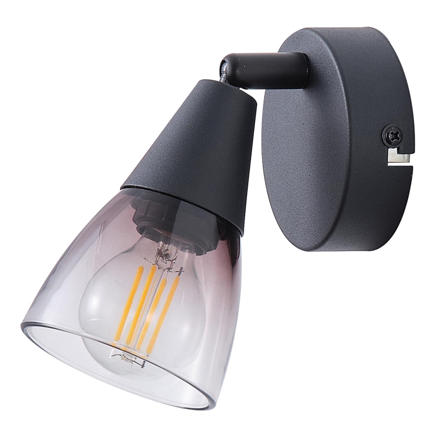 Vægspot CLASSY 1xE14/7W/230V røget