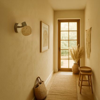 Vægspot DEX 1xE14/10W/230V beige/creme