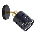 Vægspot ELEN 1xE27/35W/230V sort/guld