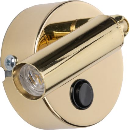 Vægspot ENZO 1xG9/8W/230V guldfarvet