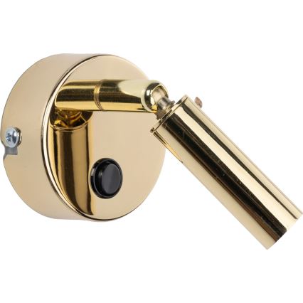Vægspot ENZO 1xG9/8W/230V guldfarvet