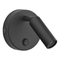 Vægspot ENZO 1xG9/8W/230V sort