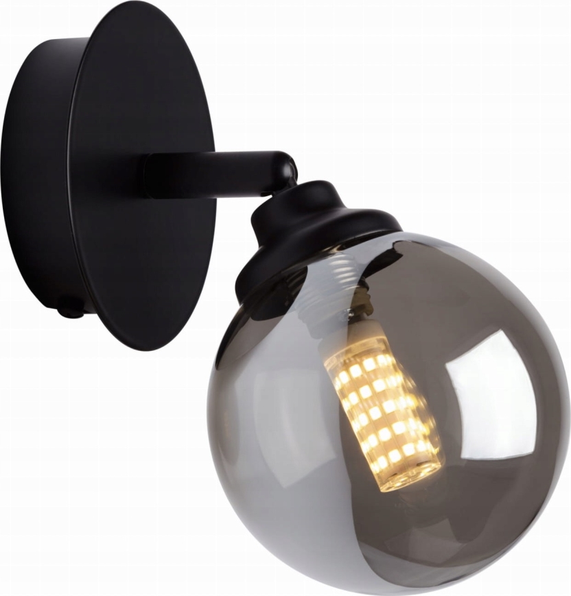 Vægspot IMAGINE 1xG9/40W/230V sort/røget