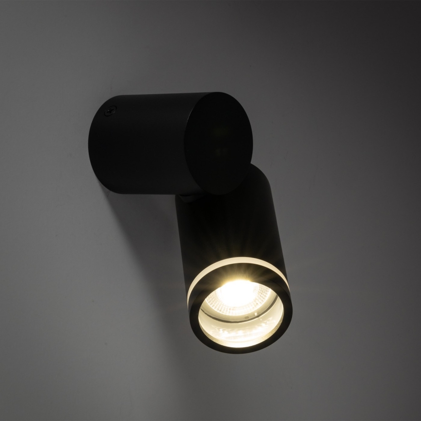 Vægspot JET SÆT 1xGU10/10W/230V sort