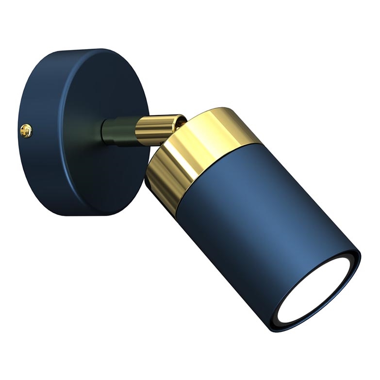 Vægspot JOKER 1xGU10/25W/230V blå/guld