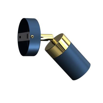 Vægspot JOKER 1xGU10/25W/230V blå/guld