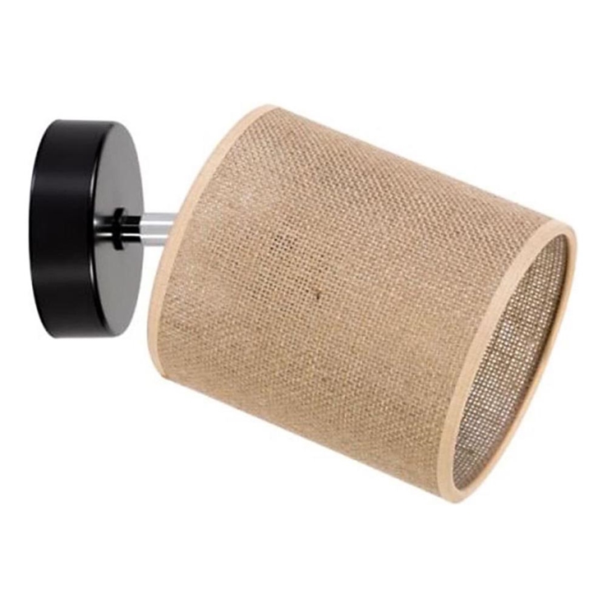 Vægspot JUTE 1xE27/25W/230V - FSC-certificeret