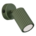 Vægspot KARBON 1xGU10/10W/230V grøn