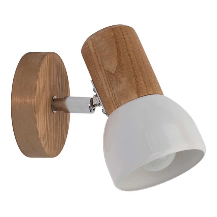 Vægspot NEL 1xE27/15W/230V fyrretræ