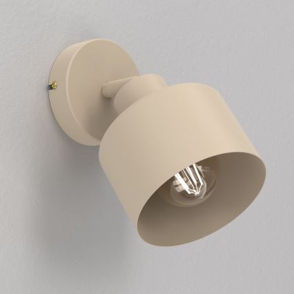 Vægspot PARKLA 1xE27/15W/230V beige