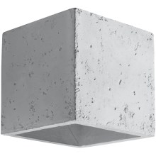 Vægspot QUAD 1xG9/8W/230V beton