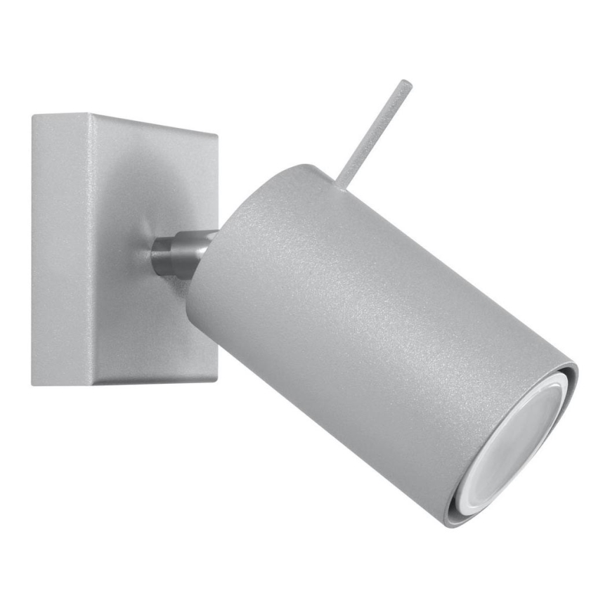 Vægspot RING 1xGU10/10W/230V